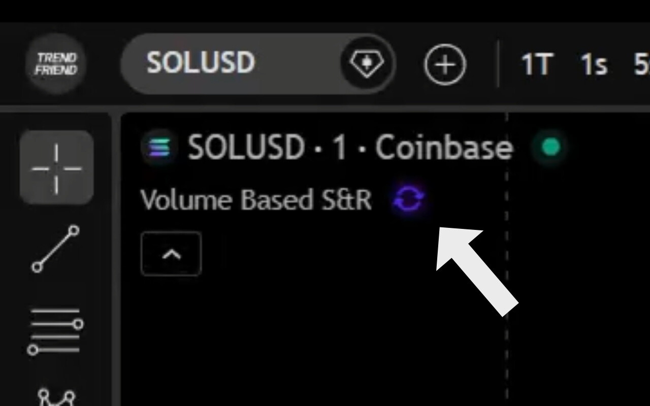 click the purple refresh button to get the newest version of the indicator to update on your chart